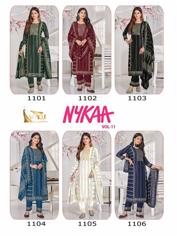 Nykaa Vol 11 V4you Salwar Kameez Readymade Catalog